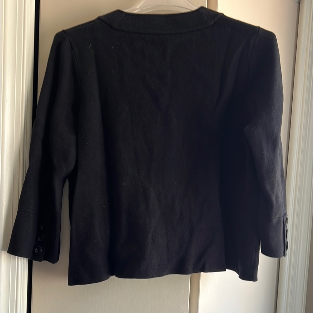 Chicos Black Button-Up Jacket - image 4